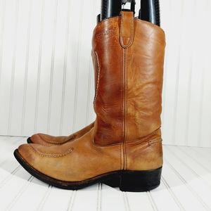 Double H HH LT Brown Leather Insulated Western Cowboy Boots A739